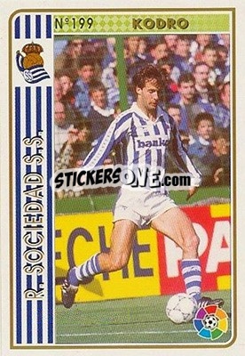 Figurina Kodro - Las Fichas De La Liga 1994-1995 - Mundicromo