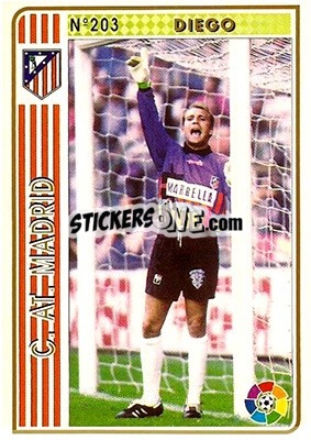 Cromo Diego - Las Fichas De La Liga 1994-1995 - Mundicromo