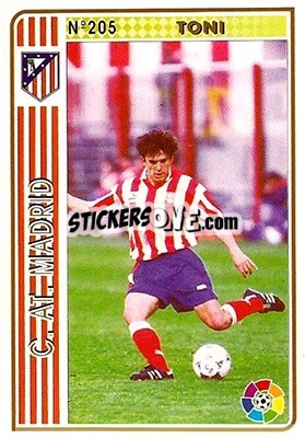 Cromo Toni - Las Fichas De La Liga 1994-1995 - Mundicromo