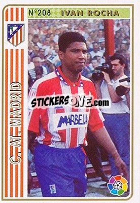Sticker Ivan Rocha - Las Fichas De La Liga 1994-1995 n. 208 - Mundicromo