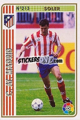 Figurina Soler - Las Fichas De La Liga 1994-1995 n. 213 - Mundicromo