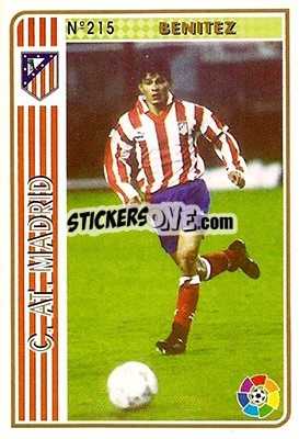 Sticker Benitez - Las Fichas De La Liga 1994-1995 n. 215 - Mundicromo