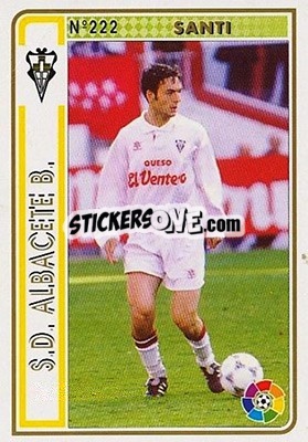 Cromo Santi - Las Fichas De La Liga 1994-1995 - Mundicromo