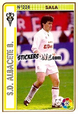 Sticker Sala - Las Fichas De La Liga 1994-1995 - Mundicromo