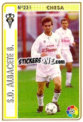 Sticker Chesa - Las Fichas De La Liga 1994-1995 - Mundicromo