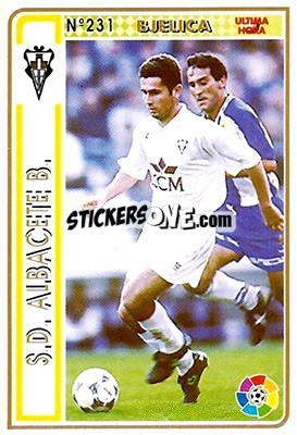 Sticker Bjelica - Las Fichas De La Liga 1994-1995 - Mundicromo