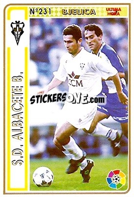 Sticker Bjelica - Las Fichas De La Liga 1994-1995 n. 231a - Mundicromo