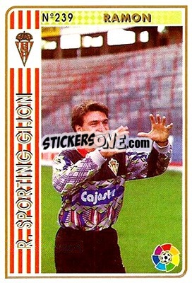Cromo Ramon - Las Fichas De La Liga 1994-1995 - Mundicromo