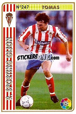 Sticker Tomas - Las Fichas De La Liga 1994-1995 - Mundicromo