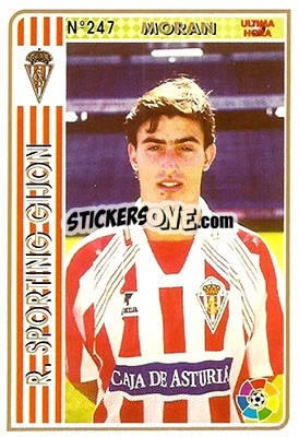 Sticker Morán - Las Fichas De La Liga 1994-1995 - Mundicromo