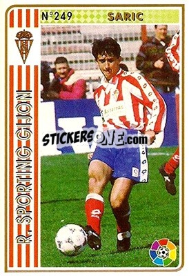 Cromo Saric - Las Fichas De La Liga 1994-1995 - Mundicromo