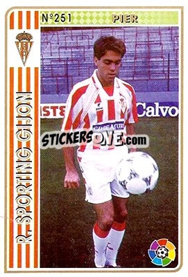 Cromo Pier - Las Fichas De La Liga 1994-1995 - Mundicromo