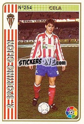 Cromo Cela - Las Fichas De La Liga 1994-1995 - Mundicromo