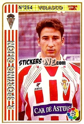 Sticker Velasco - Las Fichas De La Liga 1994-1995 - Mundicromo