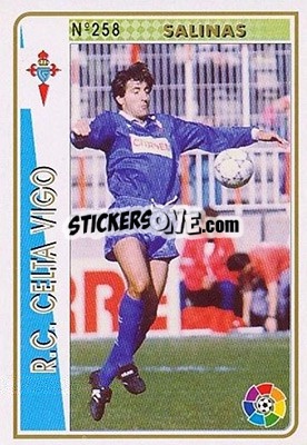 Figurina Salinas - Las Fichas De La Liga 1994-1995 - Mundicromo