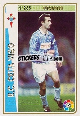 Sticker Vicente - Las Fichas De La Liga 1994-1995 - Mundicromo