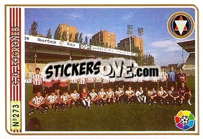 Sticker Team Card - Las Fichas De La Liga 1994-1995 n. 273 - Mundicromo