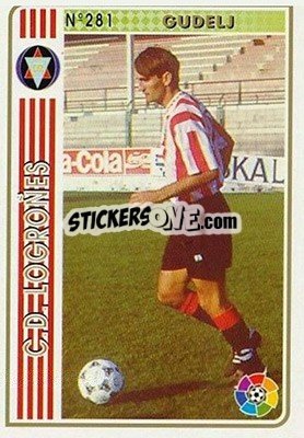 Cromo Gudelj - Las Fichas De La Liga 1994-1995 - Mundicromo