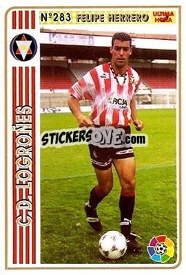 Cromo F.Herrero - Las Fichas De La Liga 1994-1995 - Mundicromo