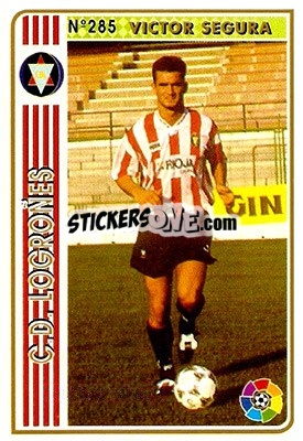 Sticker V. Segura - Las Fichas De La Liga 1994-1995 - Mundicromo