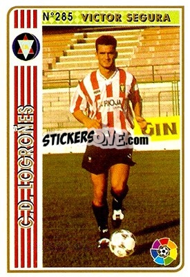 Sticker V. Segura - Las Fichas De La Liga 1994-1995 n. 285 - Mundicromo