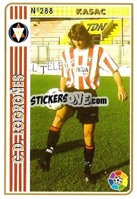 Cromo Kasac - Las Fichas De La Liga 1994-1995 - Mundicromo