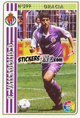 Sticker Gracia - Las Fichas De La Liga 1994-1995 - Mundicromo