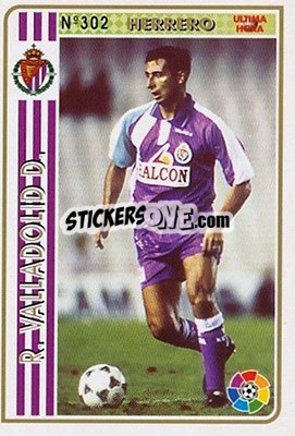 Cromo Herrero - Las Fichas De La Liga 1994-1995 - Mundicromo