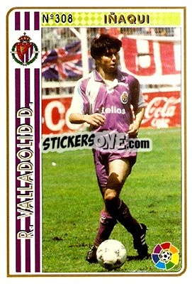 Sticker Iñaqui - Las Fichas De La Liga 1994-1995 n. 308 - Mundicromo