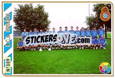 Sticker Team Card - Las Fichas De La Liga 1994-1995 n. 309 - Mundicromo