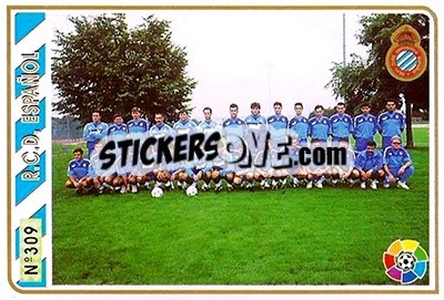 Sticker Team Card - Las Fichas De La Liga 1994-1995 - Mundicromo