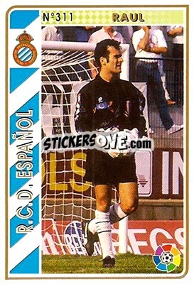 Cromo Raul - Las Fichas De La Liga 1994-1995 - Mundicromo