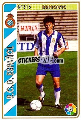 Sticker Brnovic - Las Fichas De La Liga 1994-1995 n. 316 - Mundicromo