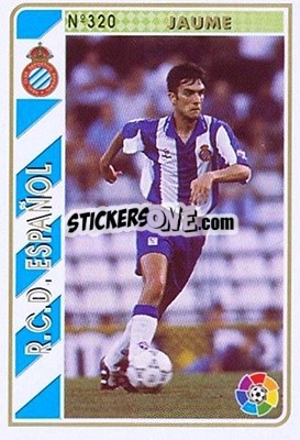 Figurina Jaume - Las Fichas De La Liga 1994-1995 - Mundicromo