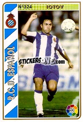 Cromo Iotov - Las Fichas De La Liga 1994-1995 - Mundicromo