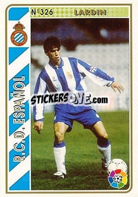 Cromo Lardin - Las Fichas De La Liga 1994-1995 - Mundicromo