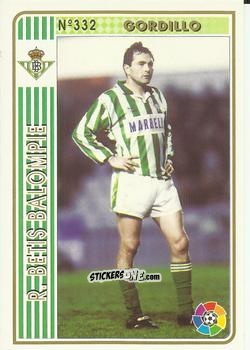 Sticker Gordillo - Las Fichas De La Liga 1994-1995 n. 332 - Mundicromo