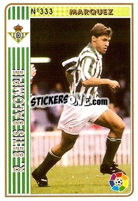 Sticker Marquez - Las Fichas De La Liga 1994-1995 n. 333 - Mundicromo