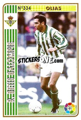 Cromo Olias - Las Fichas De La Liga 1994-1995 - Mundicromo