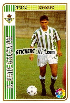 Sticker Stosic - Las Fichas De La Liga 1994-1995 n. 342 - Mundicromo