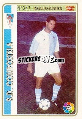 Cromo Galdames - Las Fichas De La Liga 1994-1995 - Mundicromo