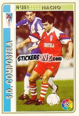 Sticker Nacho - Las Fichas De La Liga 1994-1995 - Mundicromo