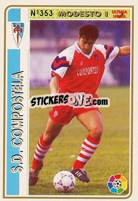 Sticker Modesto - Las Fichas De La Liga 1994-1995 - Mundicromo