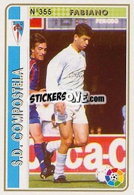 Sticker Fabiano - Las Fichas De La Liga 1994-1995 - Mundicromo