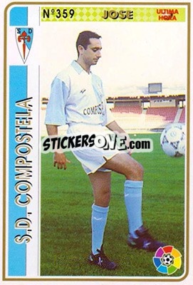 Sticker José - Las Fichas De La Liga 1994-1995 - Mundicromo