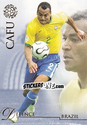 Sticker Cafu - World Football UNIQUE 2007 n. 3 - Futera