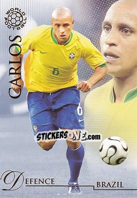 Figurina Carlos Roberto - World Football UNIQUE 2007 - Futera