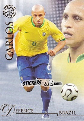 Sticker Carlos Roberto - World Football UNIQUE 2007 n. 5 - Futera