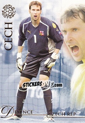 Sticker Cech Petr - World Football UNIQUE 2007 n. 7 - Futera