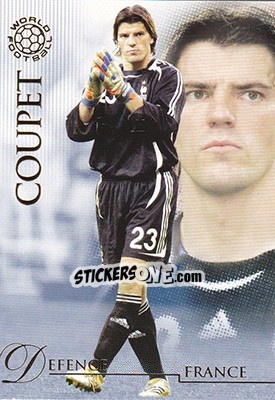 Sticker Coupet Gregory - World Football UNIQUE 2007 n. 9 - Futera